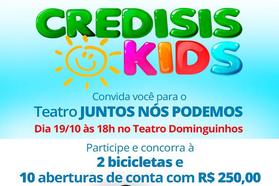 Teatro infantil ensina sobre cooperativismo em Ji-Paraná