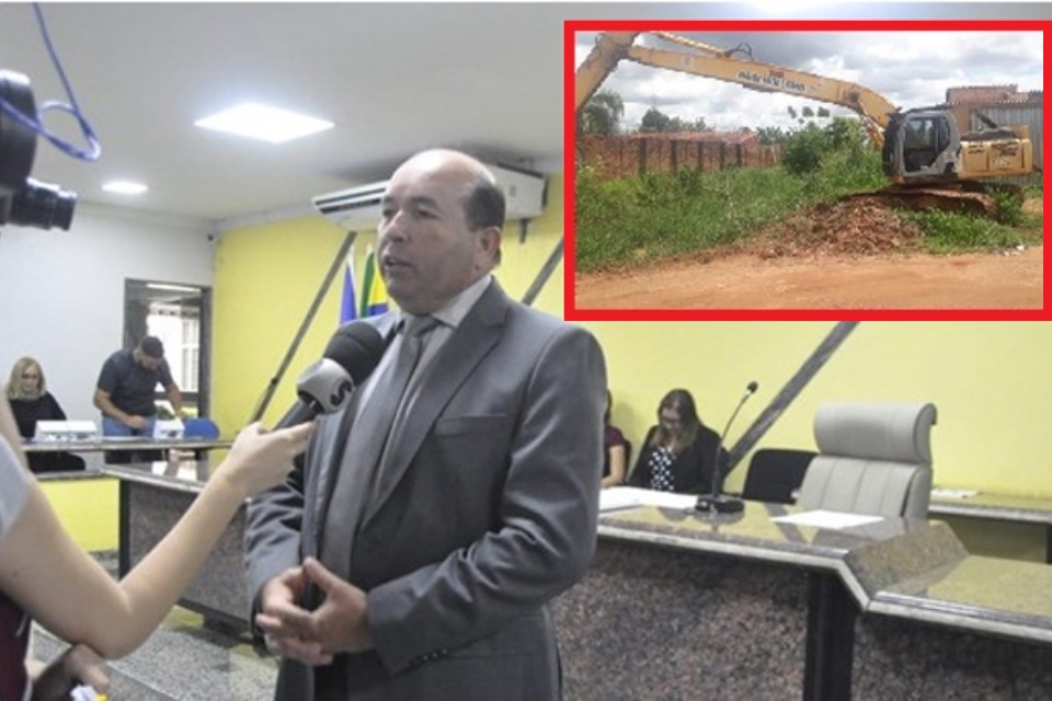 Prefeitura realiza limpeza no córrego do Skate Park após pedido do vereador Edwilson Negreiros