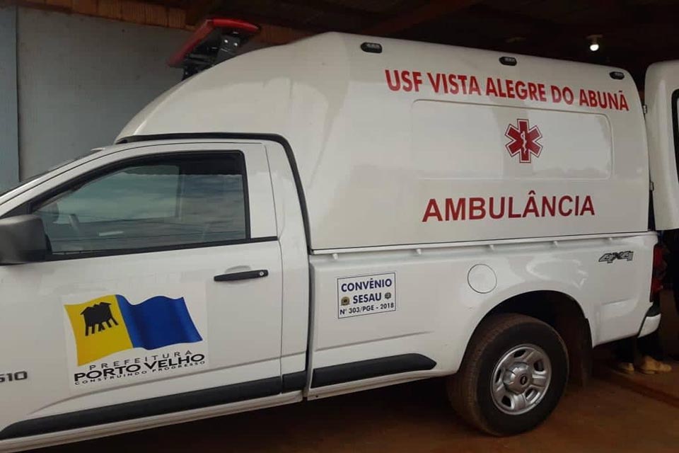 Prefeitura entrega ambulância ao distrito de Vista Alegre