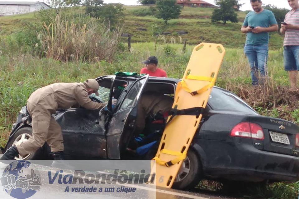Acidente e morte no carro em que estava um ex-prefeito de Ji-Paraná