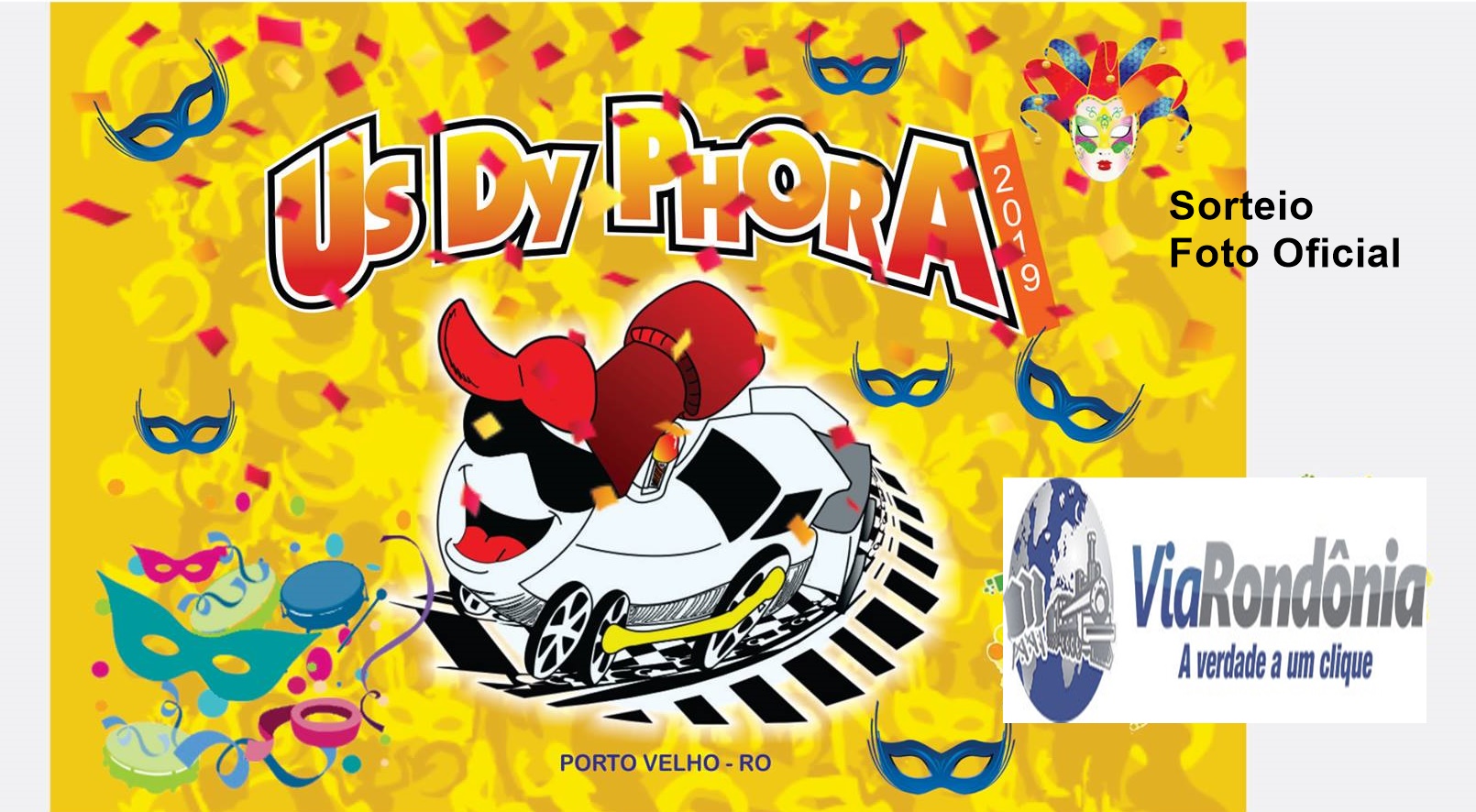 Em parceria com o bloco Us Dy Phora, site Via Rondônia vai sortear 20 abadás do melhor carnaval da cidade para seus internautas