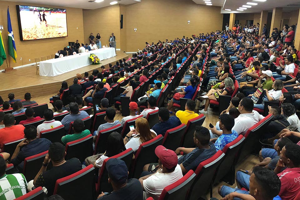 Congresso Técnico reúne atletas e dirigentes da Copa Amadorzão em Porto Velho.