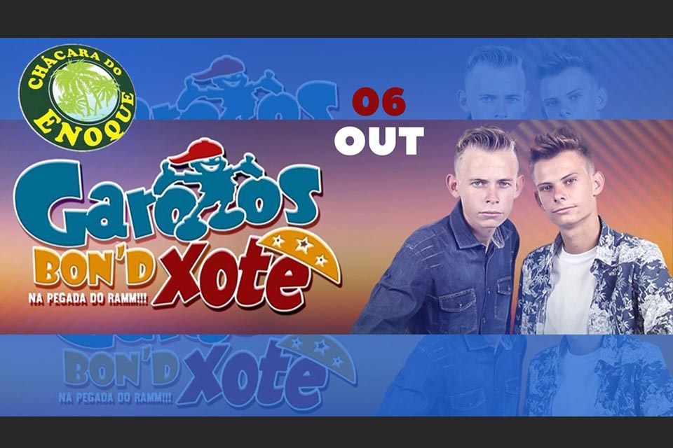 Garotos Bon´d Xote fazem show dia 6 de outubro em Porto Velho