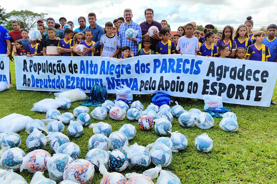 Campeonato municipal de Alto Alegre dos Parecis é iniciado com recurso destinado pelo deputado Ezequiel Neiva