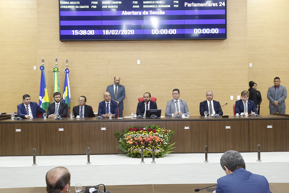 Presidente Laerte Gomes abre ano legislativo mostrando economia de R$ 50 milhões na Assembleia