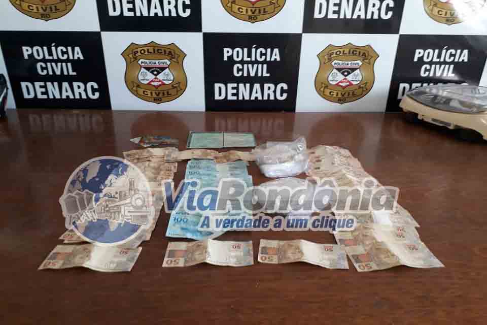 Denarc prende dupla comercializando cocaína no Cemetron na capital
