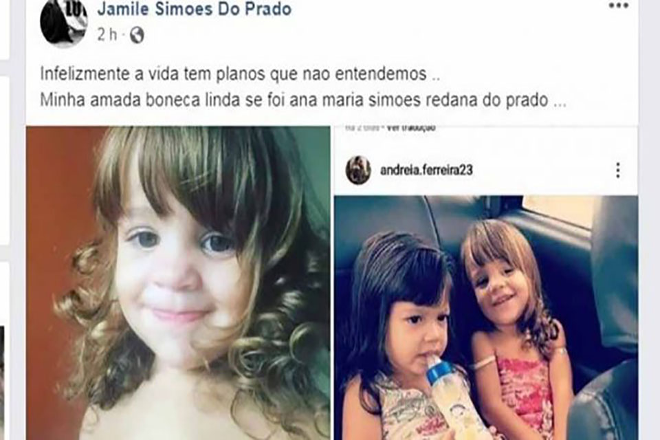 Morte de menina de 4 anos atropelada em condomínio em Porto Velho é confirmada