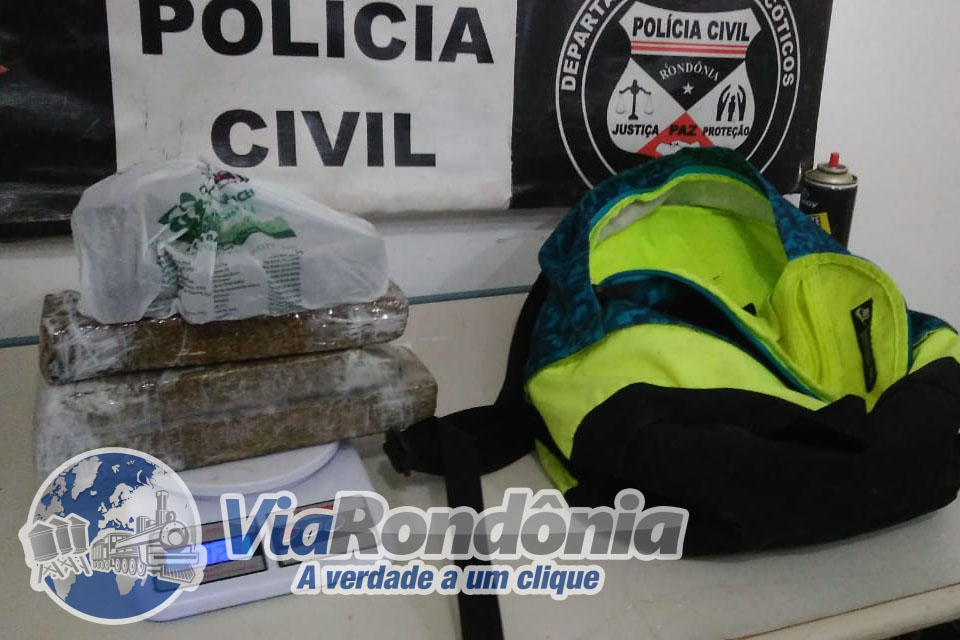 Denarc prende maior traficante de maconha que fugiu do presídio e comparsa é detido com dois quilos de droga