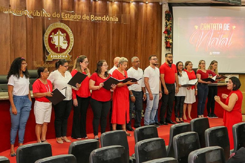 Cantata de Natal emociona Membros e Servidores do Ministério Público de Rondônia
