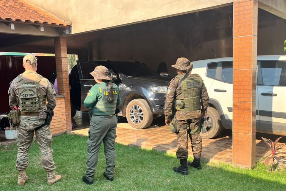 PF deflagra operação contra desmatamento ilegal em Rondônia