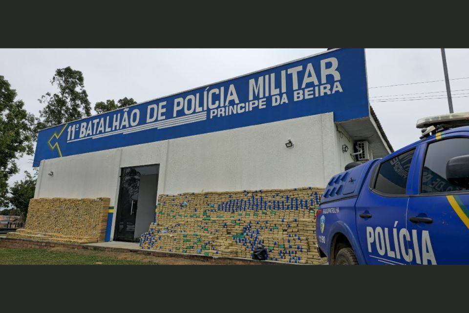 Maior apreensão da história: PM, com apoio de outros órgãos de segurança, apreende quatro toneladas de droga