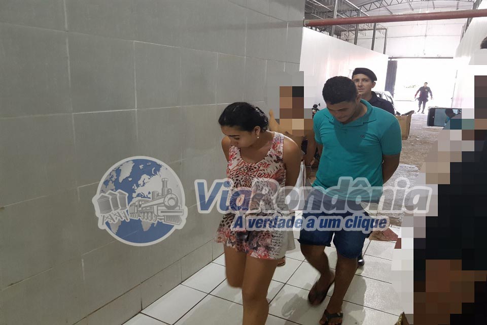 Polícia fecha boca de fumo e prende casal com drogas e objetos de procedência duvidosa