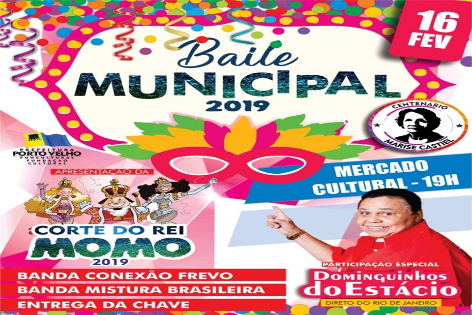 Baile Municipal abre Carnaval em Porto Velho sábado no Mercado Cultural