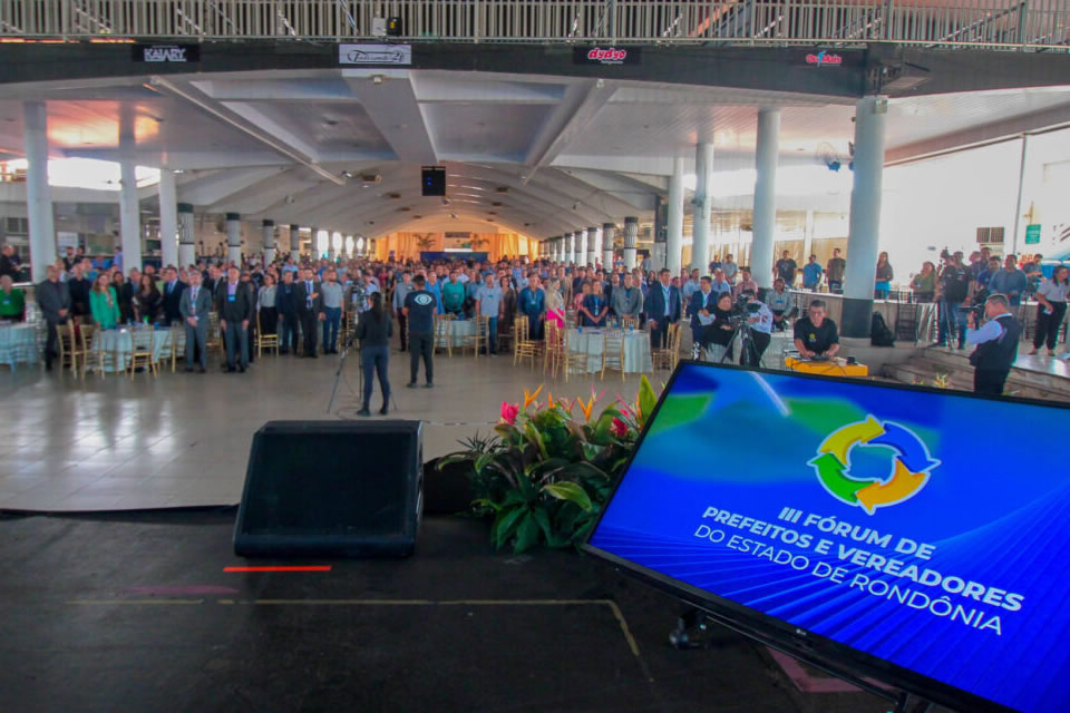 Governo de RO realiza o IV Fórum de Prefeitos e Vereadores, nesta quinta-feira em Porto Velho