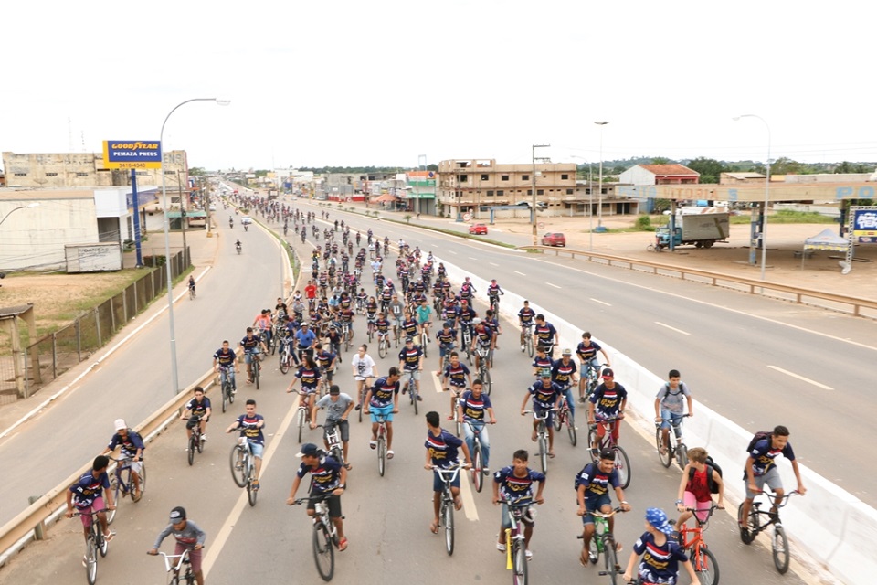 Ji-Paraná: Passeio ciclístico abre as comemorações dos 42 anos