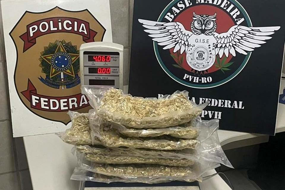 Passageiro é preso tentando embarcar com mais de 4 kg de cocaína