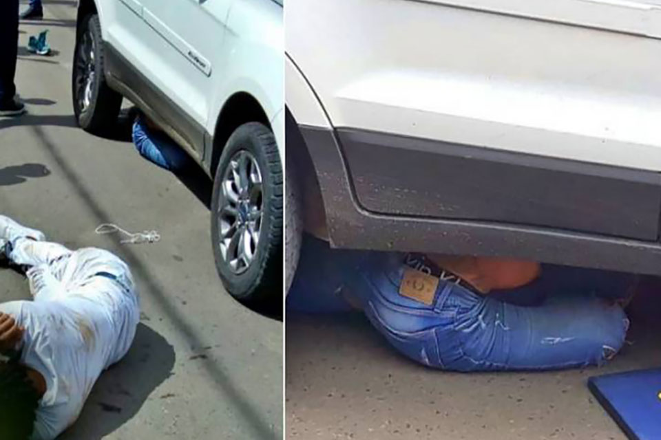 Dono de posto de combustível atropela bandidos após ter malote de dinheiro roubado; Veja o vídeo  