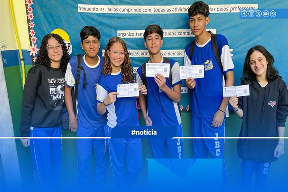 Mais de 1.500 estudantes são alistados em escolas públicas de Porto Velho