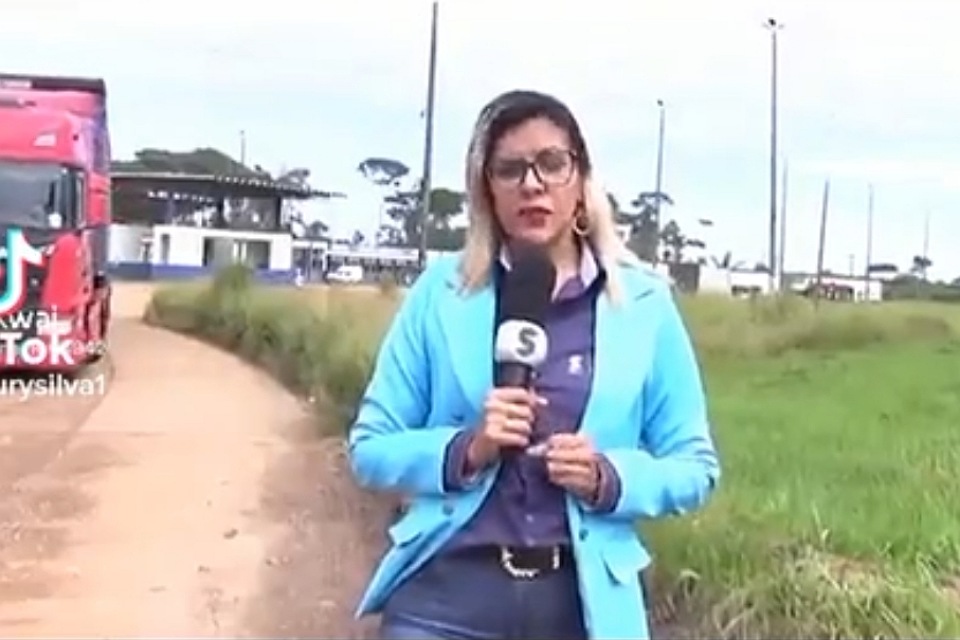 Vídeo mostra a vergonhosa situação do posto fiscal de Vilhena, devido às crateras na BR-364