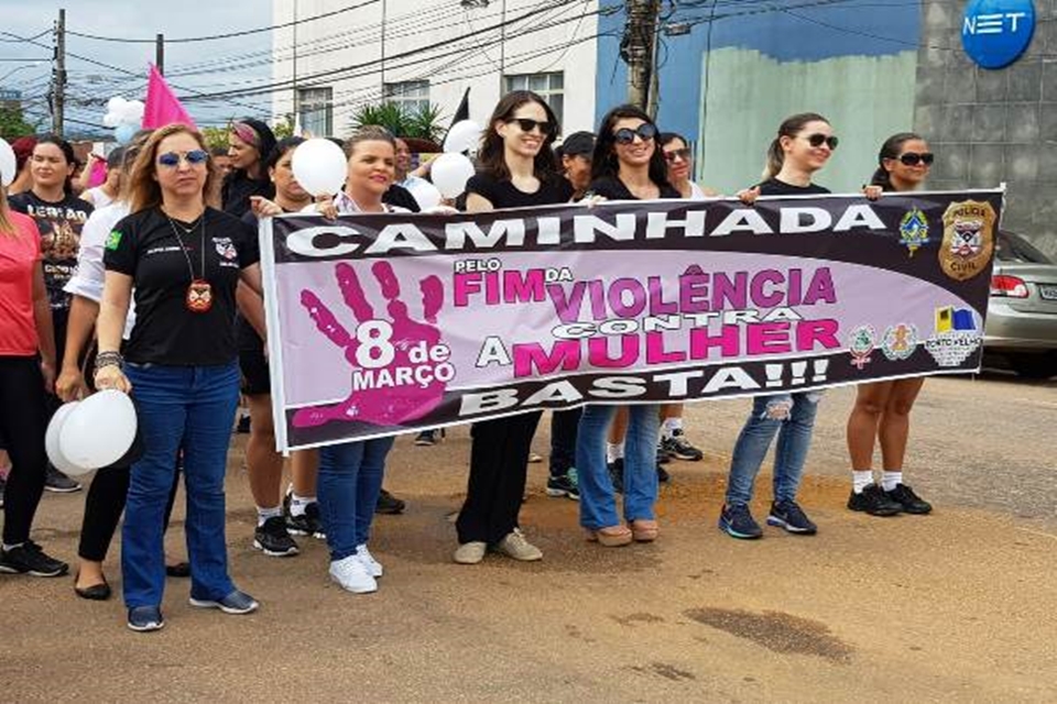 Dia Internacional da Mulher tem marcha contra a violência em Porto Velho