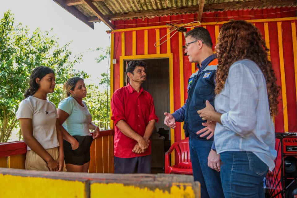 Governo de RO inicia cadastro de famílias para recebimento de auxílio emergencial devido à enchente dos rios