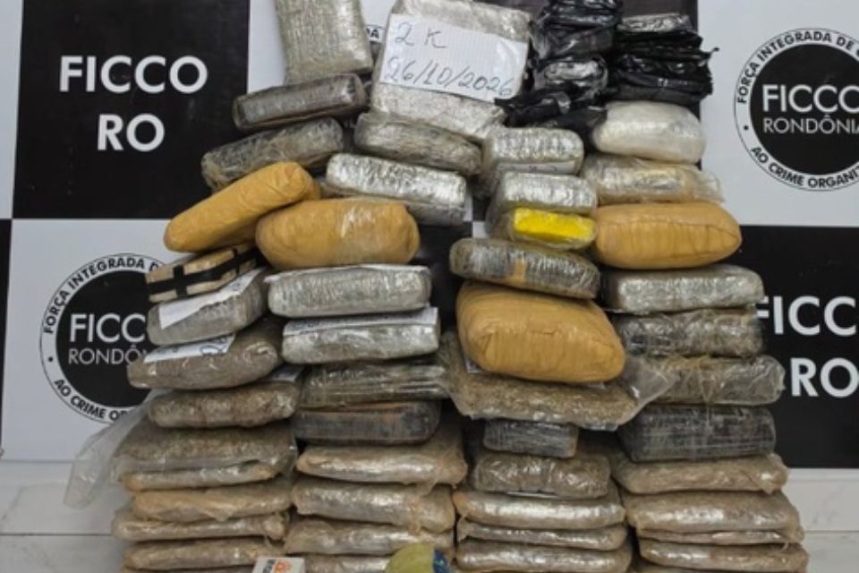 FICCO/RO apreende cerca de 57 kg de entorpecentes em Porto Velho
