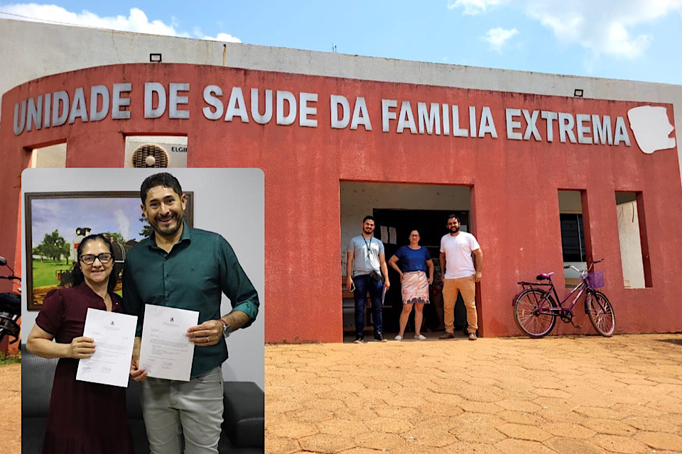 Após pedido do Vereador Márcio Pacele engenheiros da SEMESC realizam levantamento para reforma completa na unidade de saúde de Extrema
