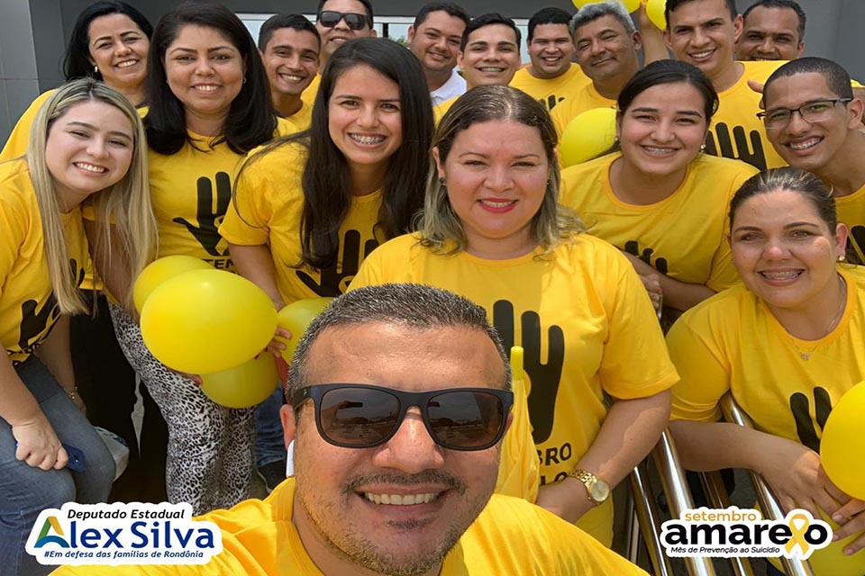 Campanha do Setembro Amarelo é aderida pelo deputado Alex Silva