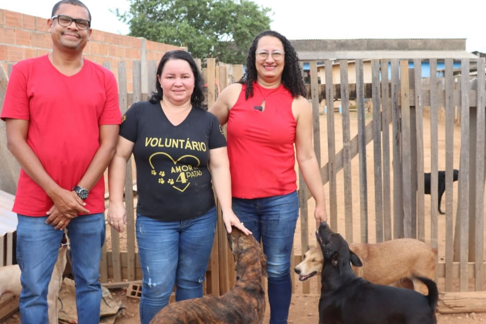 Emenda parlamentar de R$ 100 mil da deputada Rosangela Donadon auxilia trabalho realizado pela Ong Amor de Quatro Patas