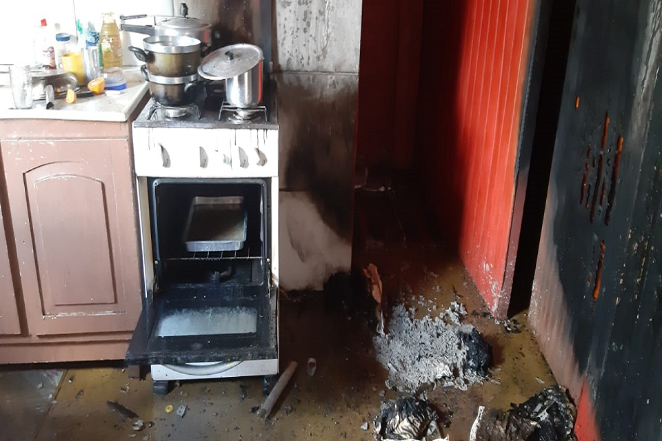 Vazamento de gás provoca incêndio em residência em Porto Velho