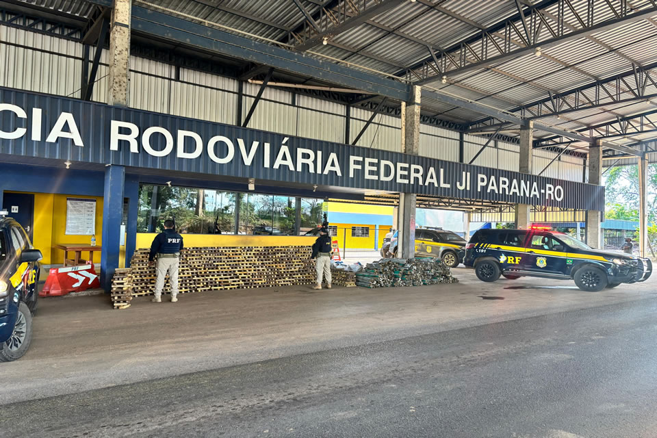 COMBATE AO CRIME - PRF realiza maior apreensão de drogas de sua história em Rondônia