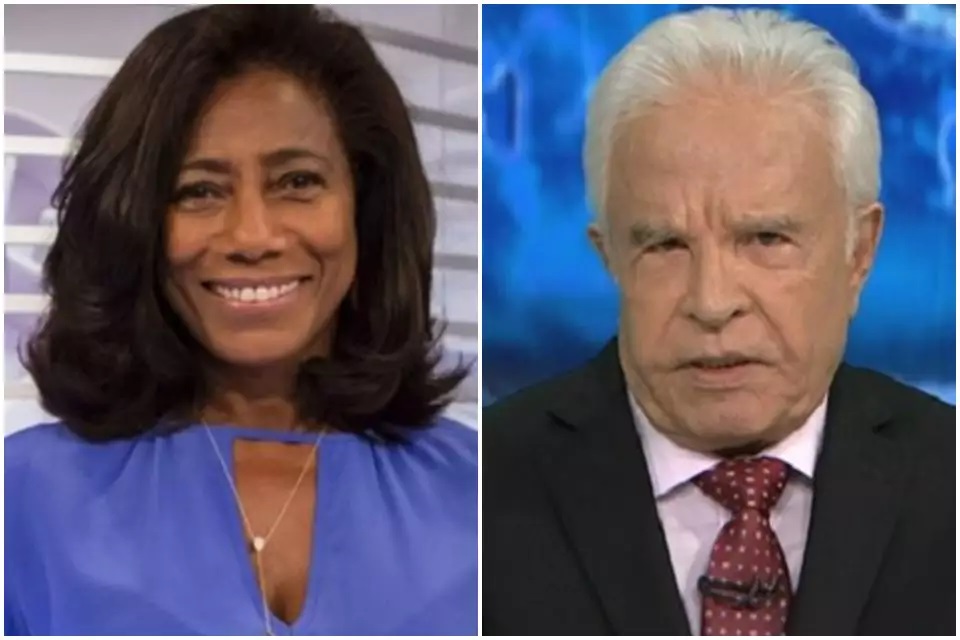 Glória Maria se revolta ao ser chamada de ´Velha amiga´ por Cid Moreira