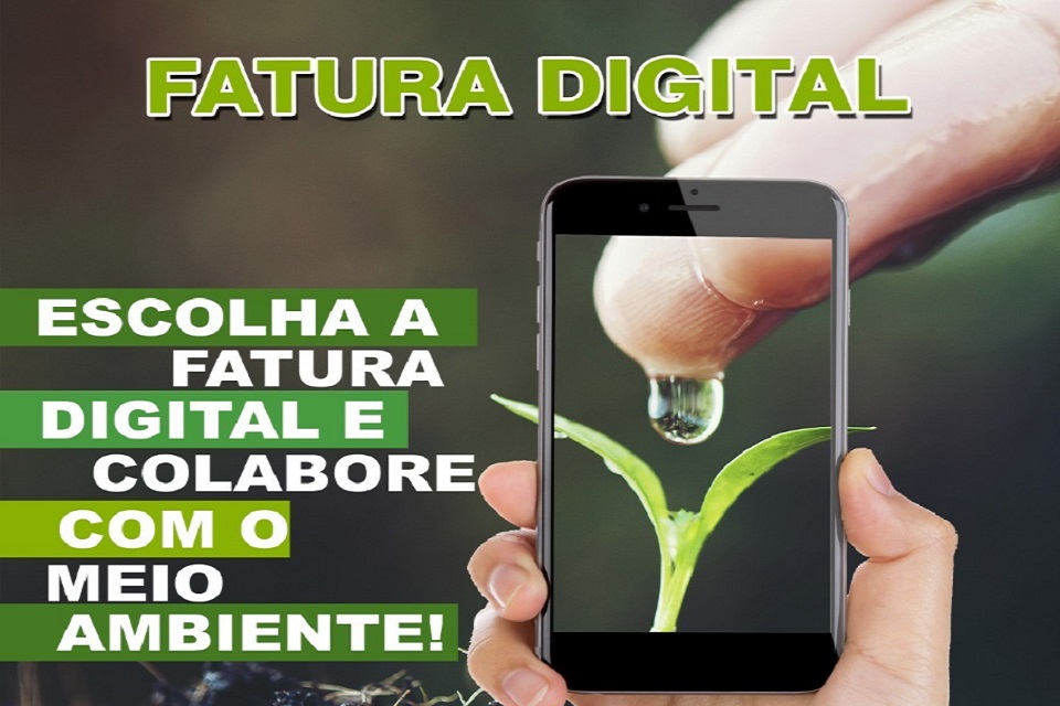 Fatura digital facilita pagamento de conta de água do Saae pela Internet