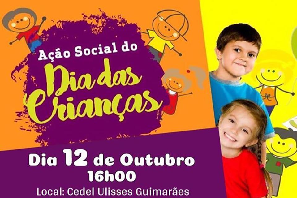 Ação social para comemorar Dia das Crianças é promovida no Ulisses Guimarães