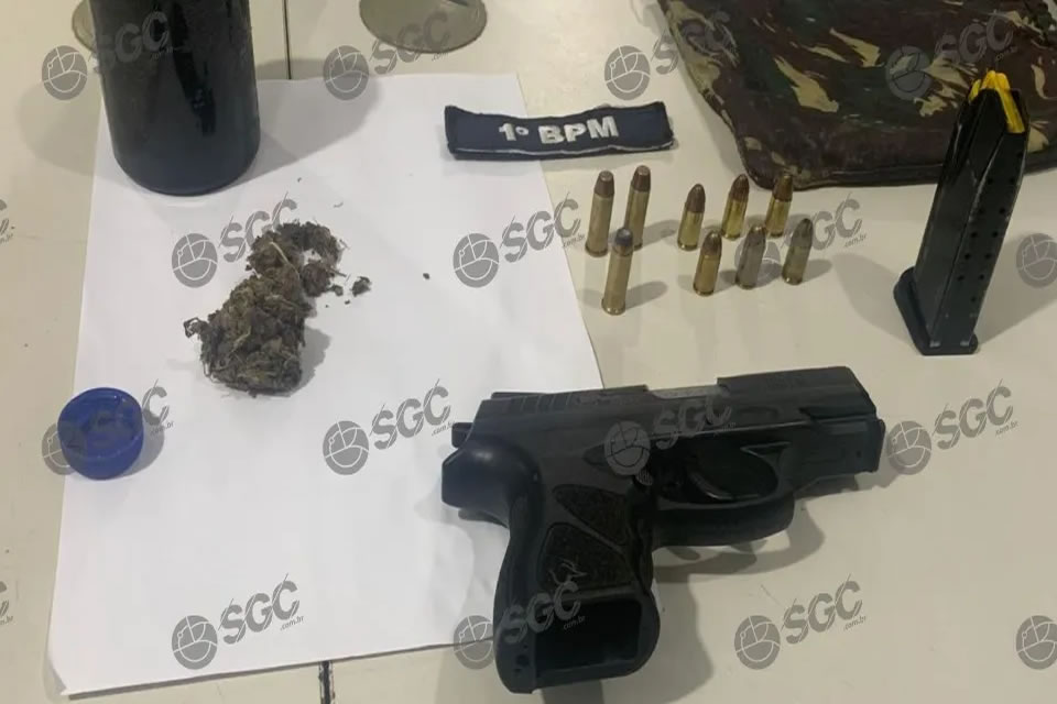 Homem é preso por porte ilegal de arma e violência doméstica em Porto Velho