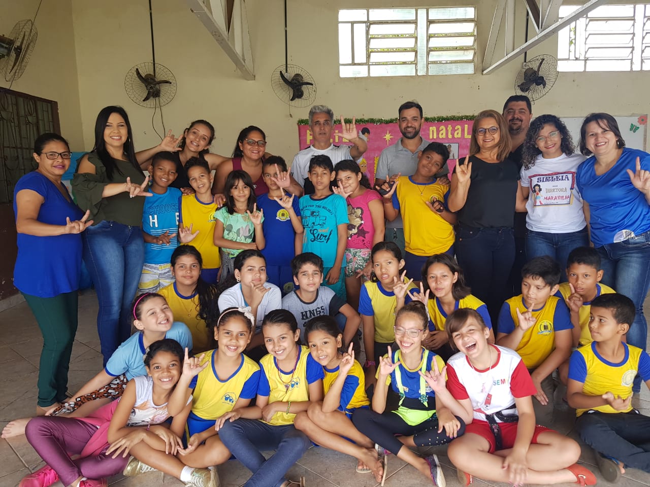 Cristiane Lopes visita Escola Municipal Bilingue de Porto Velho