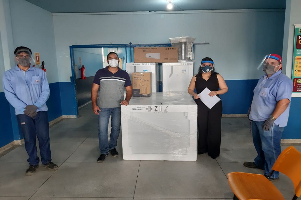Prefeitura de Ji-Paraná recebe eletrodomésticos da Rede Bemol e Electrolux