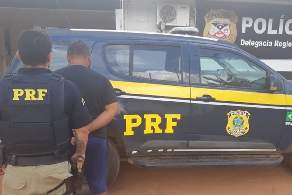 Foragido da Justiça é preso pela PRF, em Guajará-Mirim