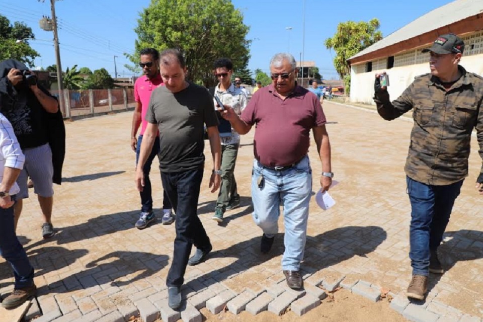 Prefeito Hildon Chaves acompanha obras que são realizadas em Porto Velho