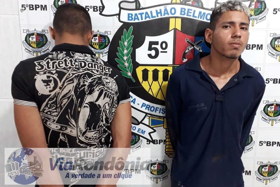 PM prende suspeitos quando se preparavam para fazer assaltos usando arma de fogo