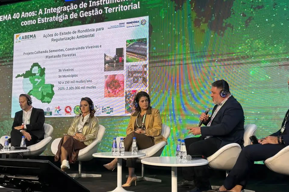 Com presença estratégica, Rondônia destaca modelo de desenvolvimento sustentável em Congresso Ambiental