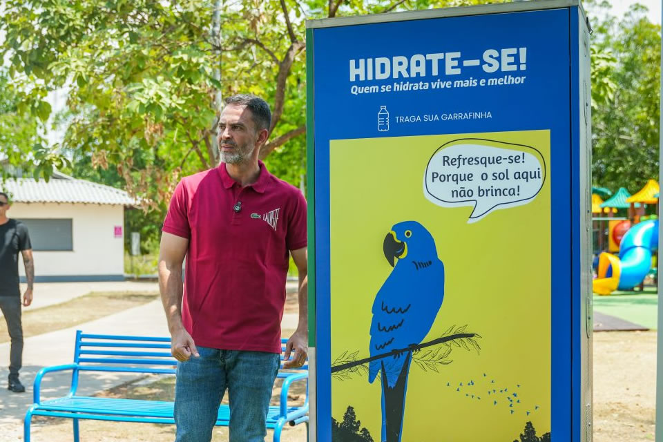 Estações de hidratação estabelecem nova realidade no dia a dia do porto-velhense