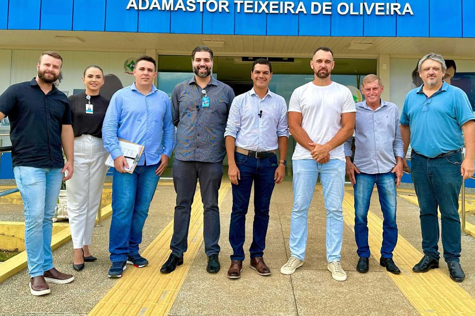 Deputado Cássio Gois visita Vilhena para discutir avanços na saúde
