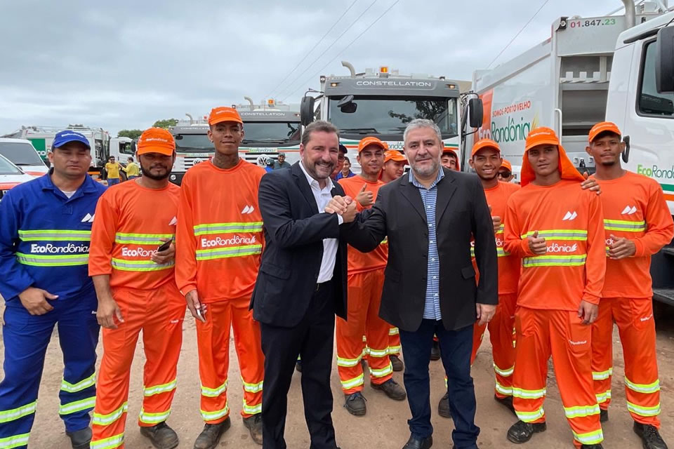 Vereador Everaldo Fogaça destaca assinatura do contrato histórico para coleta de lixo com a Eco Rondônia - Marquise