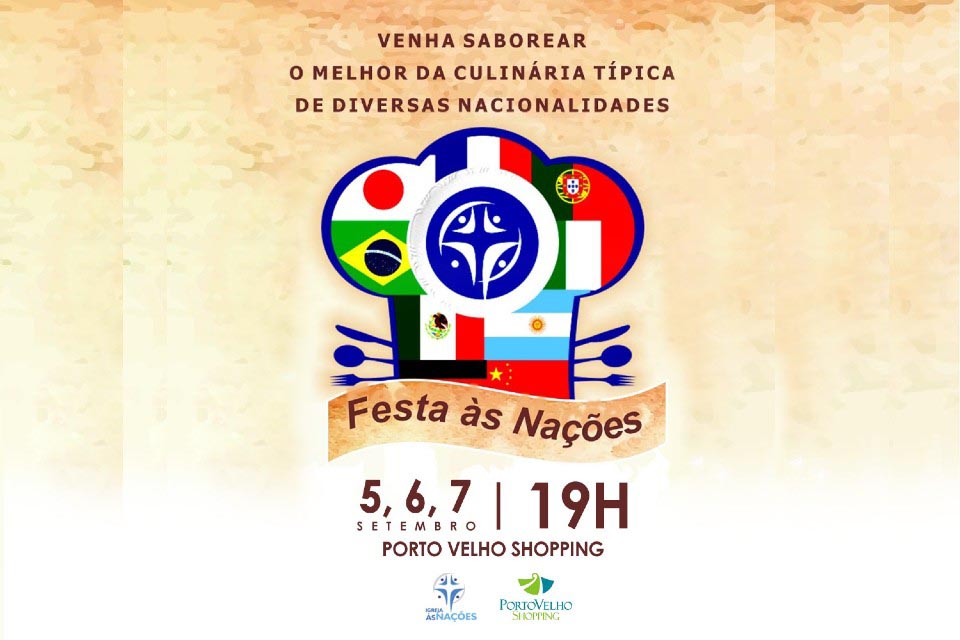 8ª edição da Festa às Nações acontece nos dias 05, 06 e 07 de setembro
