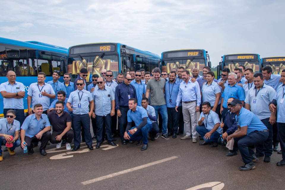 Com mais 50 novos ônibus, Porto Velho agora tem a frota mais nova entre as capitais brasileiras