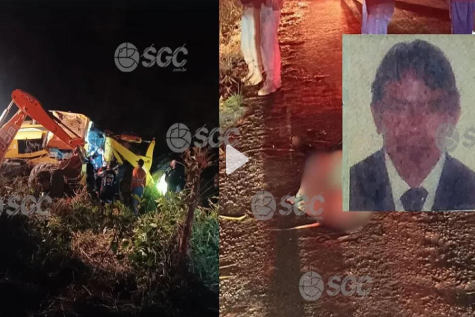 Trabalhador morre ao ser prensado por trator durante obra em Porto Velho
