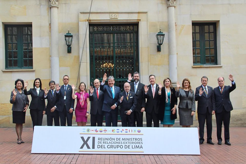 Grupo de Lima reconhece crise na Venezuela e pede saída de Maduro