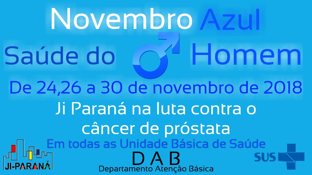 Novembro Azul: Sábado tem dia “D” para a saúde do homem