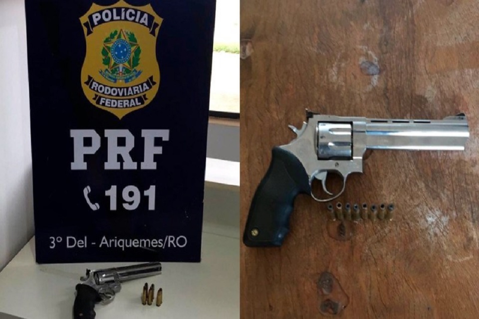 PRF apreende mais duas armas de fogo em 12 horas, em Rondônia